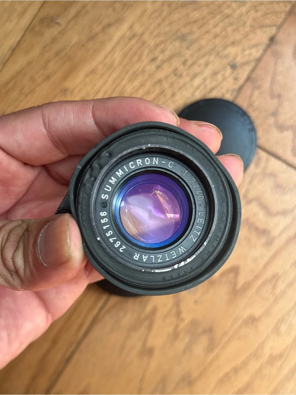 Leica CL 40mm F 2 Film leitz vintage Black Camera Lens - Compact Prime Lens